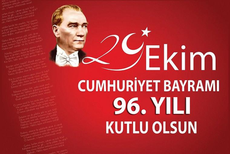 CUMHURİYET BAYRAMIMIZ KUTLU OLSUN !