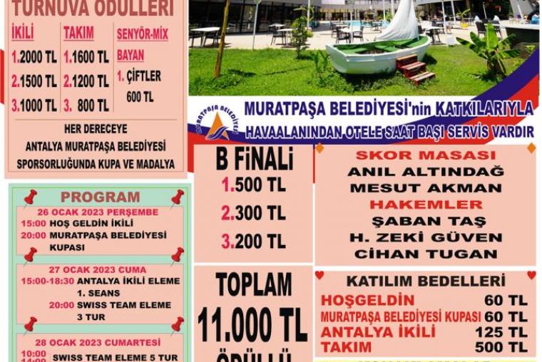 15. Antalya Briç Festivali